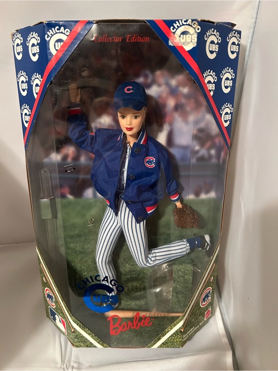 Barbie Other - Barbie Chicago Cubs Blue Jacket & Cap Doll